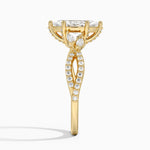 Adorned Luxe Willow Diamond Ring (1/3 ct. tw.) Yellow Gold 18k Marquise Engagement Ring