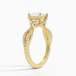 Adorned Luxe Willow Diamond Ring (1/3 ct. tw.) Yellow Gold 18k Princess Engagement Ring