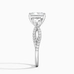 Adorned Luxe Willow Diamond Ring (1/3 ct. tw.) Platinum Radiant Engagement Ring