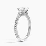 Primrose Diamond Ring Platinum Asscher Engagement Ring