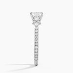 Primrose Diamond Ring Platinum Asscher Engagement Ring