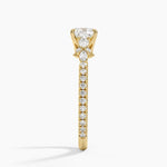 Primrose Diamond Ring Yellow Gold 18k Cushion Engagement Ring