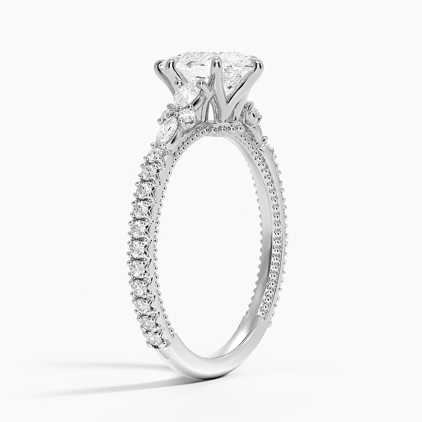 Primrose Diamond Ring Platinum Pear Engagement Ring