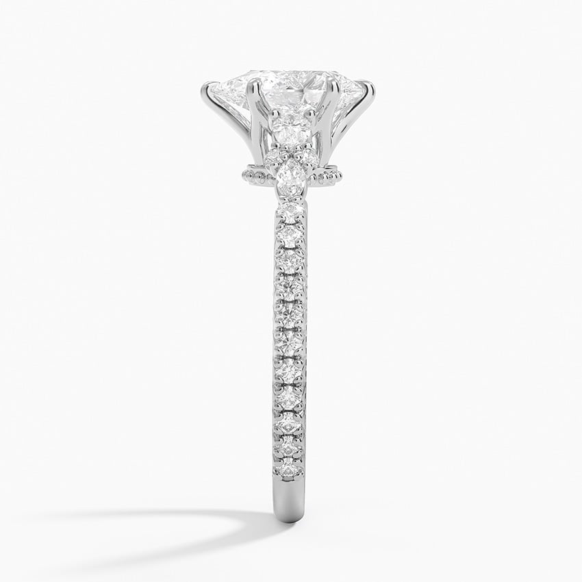 Primrose Diamond Ring Platinum Pear Engagement Ring