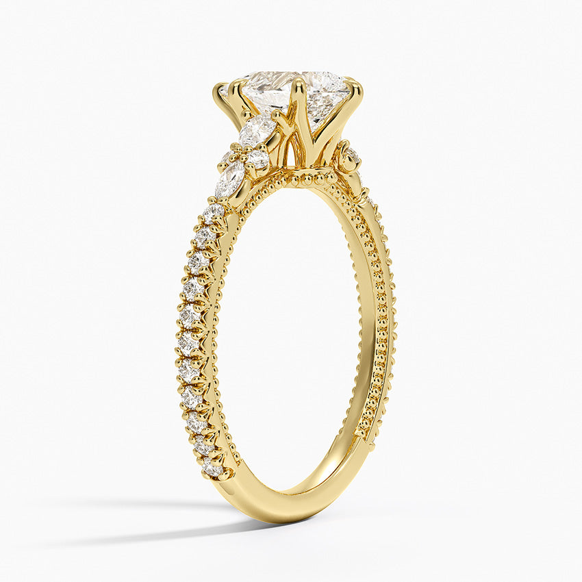 Primrose Diamond Ring Yellow Gold 18k Pear Engagement Ring