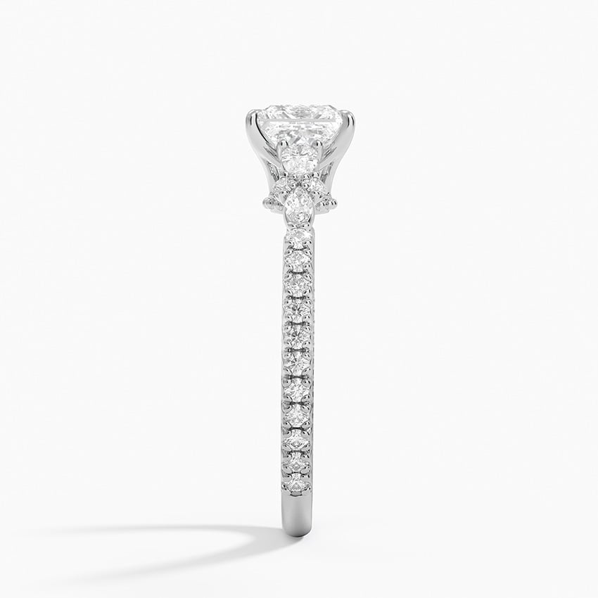 Primrose Diamond Ring Platinum Princess Engagement Ring
