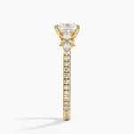Primrose Diamond Ring Yellow Gold 18k Princess Engagement Ring
