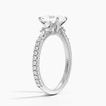Primrose Diamond Ring Platinum Radiant Engagement Ring
