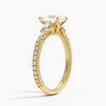 Primrose Diamond Ring Yellow Gold 18k Radiant Engagement Ring
