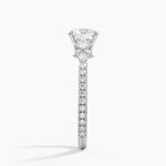Primrose Diamond Ring Platinum Round Engagement Ring