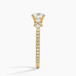 Primrose Diamond Ring Yellow Gold 18k Round Engagement Ring