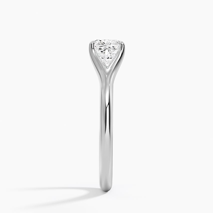 Reverie Solitaire Ring Platinum Cushion Engagement Ring