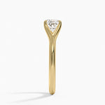 Reverie Solitaire Ring Yellow Gold 18k Cushion Engagement Ring