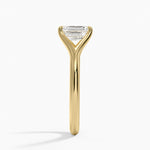 Reverie Solitaire Ring Yellow Gold 18k Emerald Engagement Ring