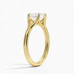 Reverie Solitaire Ring Yellow Gold 18k Princess Engagement Ring