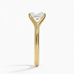 Reverie Solitaire Ring Yellow Gold 18k Radiant Engagement Ring