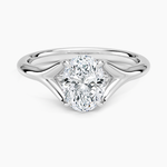 Reverie Solitaire Ring Platinum Oval Engagement Ring