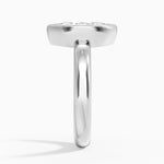 Andrea Bezel Prong Ring Platinum Marquise Engagement Ring