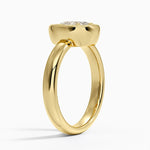 Andrea Bezel Prong Ring Yellow Gold 18k Pear Engagement Ring