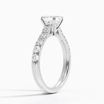 Anthology Half Coverage Diamond Ring (1/2 ct. tw.) Platinum Asscher Engagement Ring