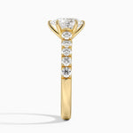 Anthology Half Coverage Diamond Ring (1/2 ct. tw.) Yellow Gold 18k Pear Engagement Ring