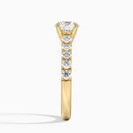 Anthology Half Coverage Diamond Ring (1/2 ct. tw.) Yellow Gold 18k Round Engagement Ring