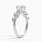 Amaranta Diamond Ring (1/2 ct. tw.) Platinum Cushion Engagement Ring