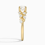 Amaranta Diamond Ring (1/2 ct. tw.) Yellow Gold 18k Cushion Engagement Ring