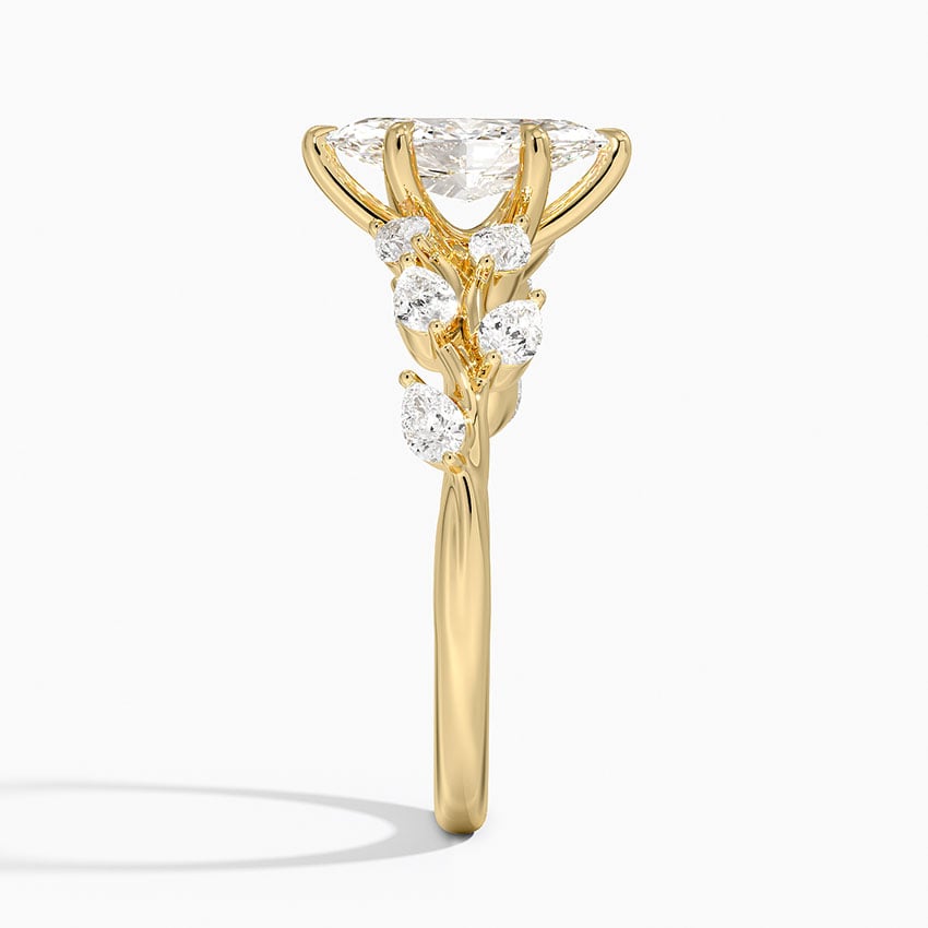 Amaranta Diamond Ring (1/2 ct. tw.) Yellow Gold 18k Marquise Engagement Ring