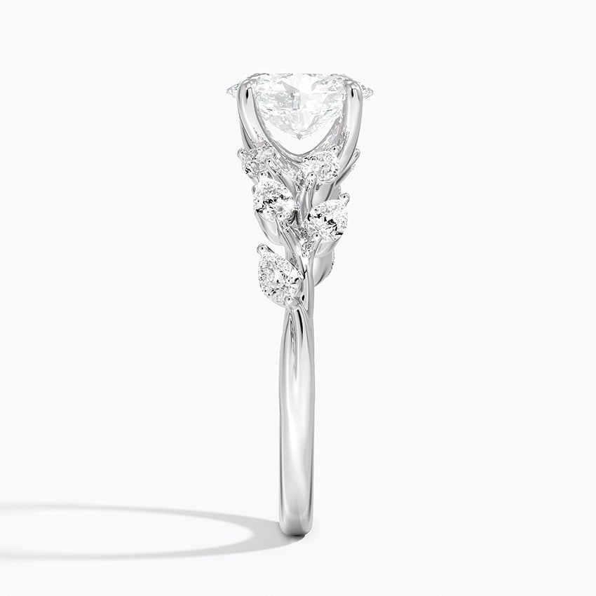 Amaranta Diamond Ring (1/2 ct. tw.) Platinum Oval Engagement Ring