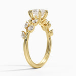 Amaranta Diamond Ring (1/2 ct. tw.) Yellow Gold 18k Pear Engagement Ring
