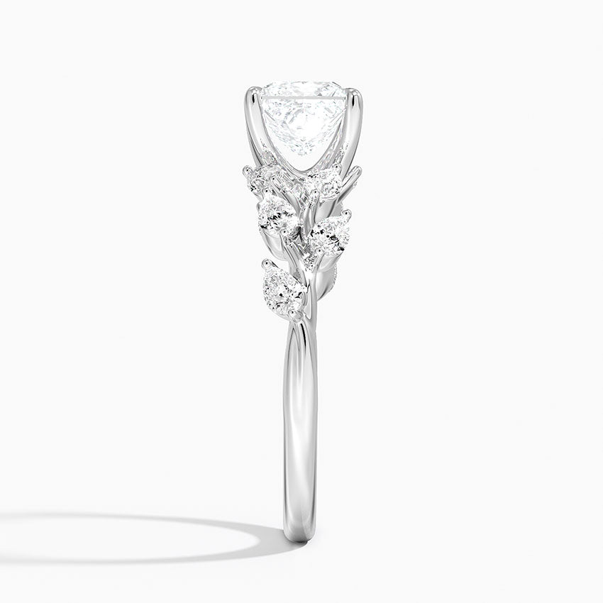 Amaranta Diamond Ring (1/2 ct. tw.) Platinum Princess Engagement Ring