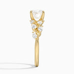 Amaranta Diamond Ring (1/2 ct. tw.) Yellow Gold 18k Princess Engagement Ring