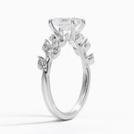Amaranta Diamond Ring (1/2 ct. tw.) Platinum Radiant Engagement Ring