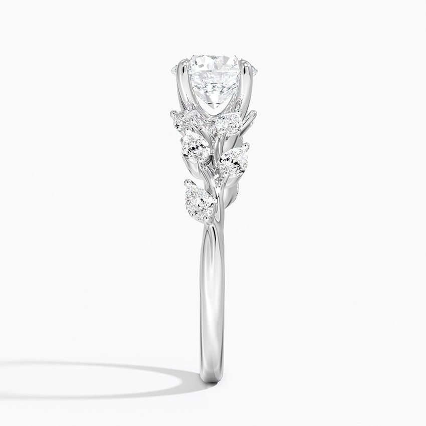 Amaranta Diamond Ring (1/2 ct. tw.) Platinum Round Engagement Ring