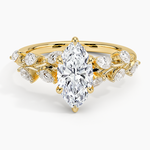 Amaranta Diamond Ring (1/2 ct. tw.) Yellow Gold 18k Marquise Engagement Ring