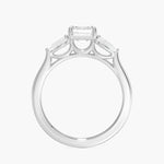 Opera Perfect Fit Diamond Ring Platinum Asscher Engagement Ring