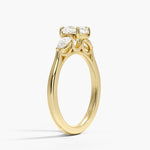 Opera Perfect Fit Diamond Ring Yellow Gold 18k Cushion Engagement Ring