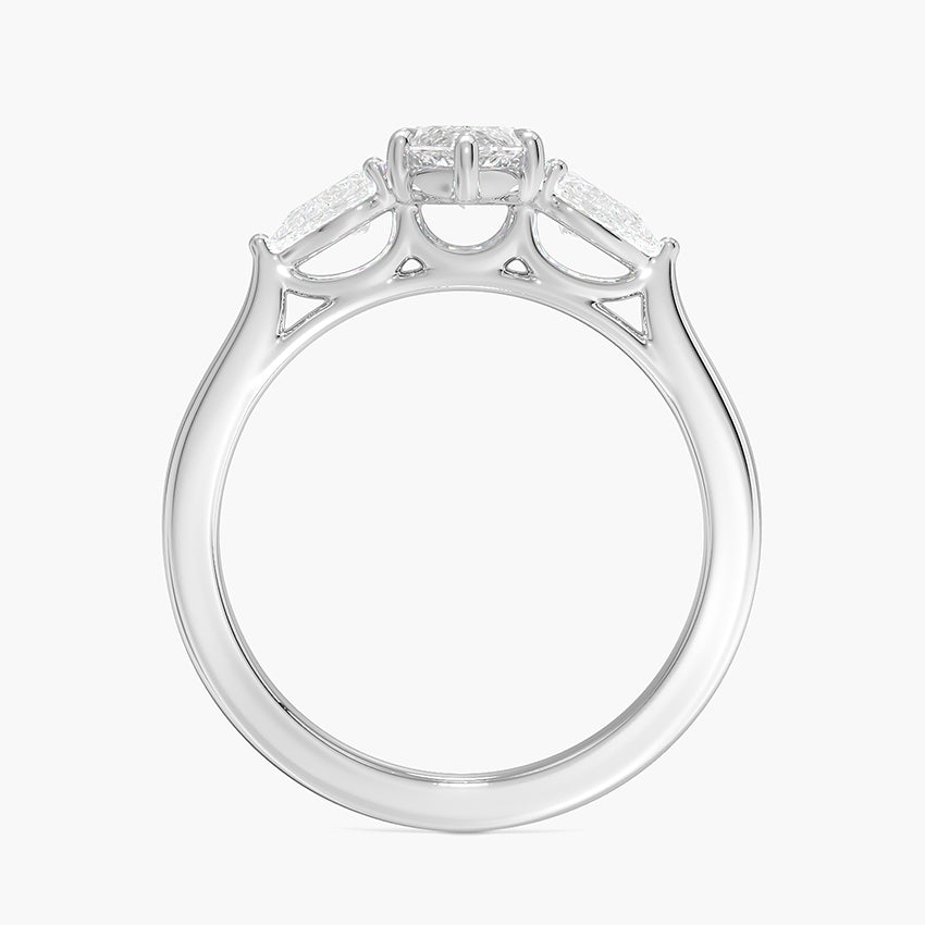 Opera Perfect Fit Diamond Ring Platinum Marquise Engagement Ring