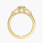 Opera Perfect Fit Diamond Ring Yellow Gold 18k Marquise Engagement Ring