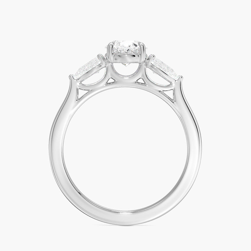 Opera Perfect Fit Diamond Ring Platinum Oval Engagement Ring