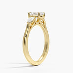 Opera Perfect Fit Diamond Ring Yellow Gold 18k Oval Engagement Ring