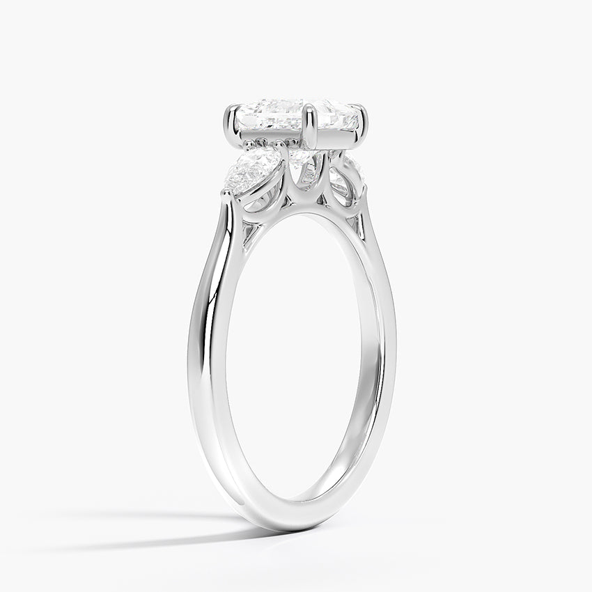 Opera Perfect Fit Diamond Ring Platinum Princess Engagement Ring