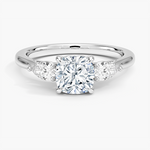 Opera Perfect Fit Diamond Ring Platinum Cushion Engagement Ring