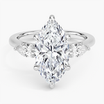 Opera Perfect Fit Diamond Ring Platinum Marquise Engagement Ring