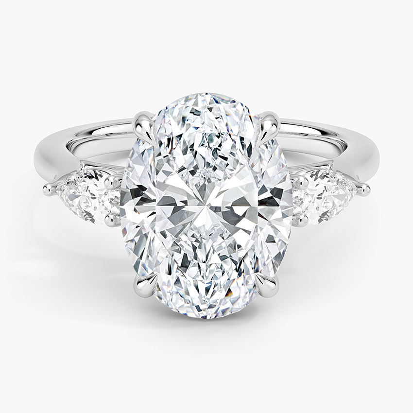 Opera Perfect Fit Diamond Ring Platinum Oval Engagement Ring