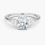 Opera Perfect Fit Diamond Ring Platinum Radiant Engagement Ring