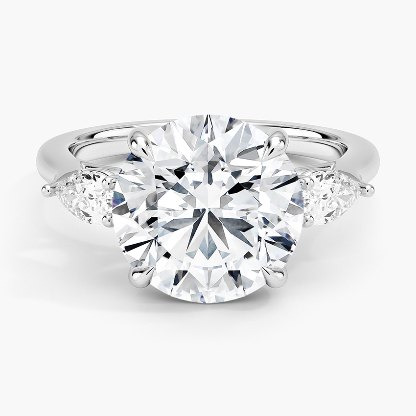 Opera Perfect Fit Diamond Ring Platinum Round Engagement Ring