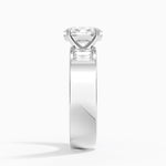 Peyton 5mm Channel-Set Diamond Ring Platinum Oval Engagement Ring