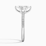 Tabitha Channel Set Diamond Ring Platinum Marquise Engagement Ring